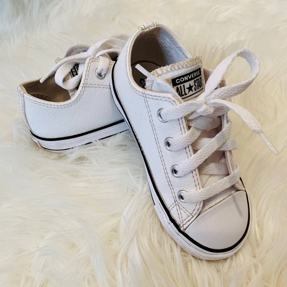 Leather converse